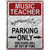 Music Teacher Parking Wholesale Novelty Rectangle Sticker Decal