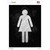 Woman Wholesale Novelty Rectangle Sticker Decal