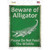 Beware of Alligators Dont Feed Wholesale Novelty Rectangle Sticker Decal