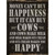 Money Can't Buy Happiness Wholesale Novelty Rectangle Sticker Decal