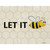 Let It Bee Wholesale Novelty Rectangle Sticker Decal