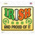 Irish and Proud Wholesale Novelty Rectangle Sticker Decal