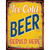 Ice Cold Beer Served Here Wholesale Novelty Rectangle Sticker Decal