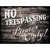 No Trespassing Pirates Only Wholesale Novelty Rectangle Sticker Decal