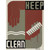 Keep Clean Vintage Poster Wholesale Novelty Rectangle Sticker Decal