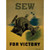 Sew for Victory Vintage Poster Wholesale Novelty Rectangle Sticker Decal