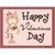 Valentines Kitty Wholesale Novelty Rectangle Sticker Decal