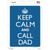 Keep Calm And Call Dad Wholesale Novelty Rectangle Sticker Decal