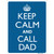 Keep Calm And Call Dad Wholesale Novelty Rectangle Sticker Decal