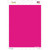 Solid Hot Pink Wholesale Novelty Rectangle Sticker Decal