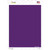 Solid Purple Wholesale Novelty Rectangle Sticker Decal