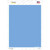 Solid Light Blue Wholesale Novelty Rectangle Sticker Decal