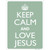 Keep Calm Love Jesus Wholesale Novelty Rectangle Sticker Decal