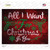 All I Want For Christmas Wholesale Novelty Rectangle Sticker Decal