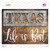 Texas Stencil Life is Best Wholesale Novelty Rectangle Sticker Decal