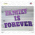 Family is Forever Wholesale Novelty Rectangle Sticker Decal