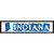 Indiana Outline Wholesale Novelty Narrow Sticker Decal