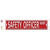 Safety Officer Way Wholesale Novelty Narrow Sticker Decal