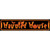 Haunted House Orange Wholesale Novelty Narrow Sticker Decal