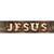 Jesus Bulb Lettering Wholesale Novelty Narrow Sticker Decal