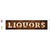Liquors Bulb Lettering Wholesale Novelty Narrow Sticker Decal
