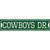 Cowboys Dr Wholesale Novelty Narrow Sticker Decal