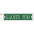 Giants Way Wholesale Novelty Narrow Sticker Decal