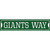 Giants Way Wholesale Novelty Narrow Sticker Decal