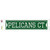 Pelicans Ct Wholesale Novelty Narrow Sticker Decal