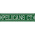 Pelicans Ct Wholesale Novelty Narrow Sticker Decal