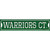 Warriors Ct Wholesale Novelty Narrow Sticker Decal