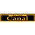 Canal Yellow Wholesale Novelty Narrow Sticker Decal