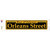 Orleans Street Yellow Wholesale Novelty Narrow Sticker Decal