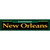 New Orleans Green Wholesale Novelty Narrow Sticker Decal