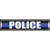 Police Blue Line Wholesale Novelty Narrow Sticker Decal