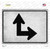 Right and Up Arrow Wholesale Novelty Rectangle Sticker Decal