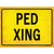 PED XING Wholesale Novelty Rectangle Sticker Decal