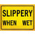 Slippery When Wet Wholesale Novelty Rectangle Sticker Decal