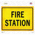 Fire Station Wholesale Novelty Rectangle Sticker Decal