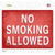 No Smoking Allowed Wholesale Novelty Rectangle Sticker Decal
