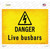Danger Live Busbars Wholesale Novelty Rectangle Sticker Decal