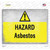 Hazard Asbestos Wholesale Novelty Rectangle Sticker Decal