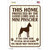 This Home Protected By A Pinscher Wholesale Novelty Rectangle Sticker Decal