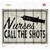 Nurses Call The Shots Wholesale Novelty Rectangle Sticker Decal