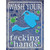 Wash Your Hands Wholesale Novelty Rectangle Sticker Decal