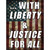 Liberty & Justice For All Wholesale Novelty Rectangle Sticker Decal