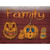 Family Cartoon Pumpkins Wholesale Novelty Rectangle Sticker Decal