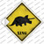 Triceratops Xing Wholesale Novelty Diamond Sticker Decal