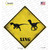 Velociraptors Xing Wholesale Novelty Diamond Sticker Decal