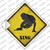 Speed Skater Xing Wholesale Novelty Diamond Sticker Decal